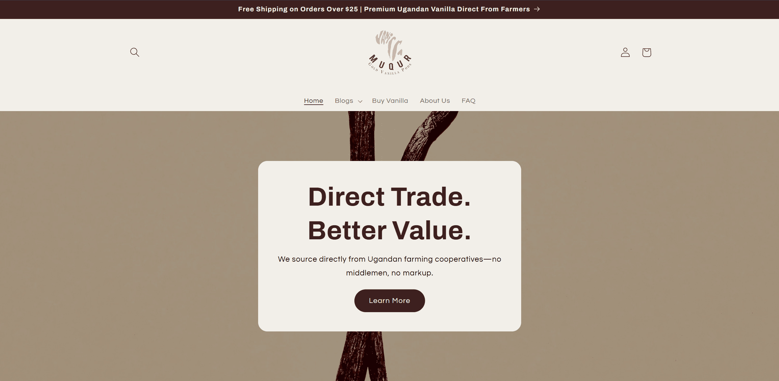 Muqur website screenshot
