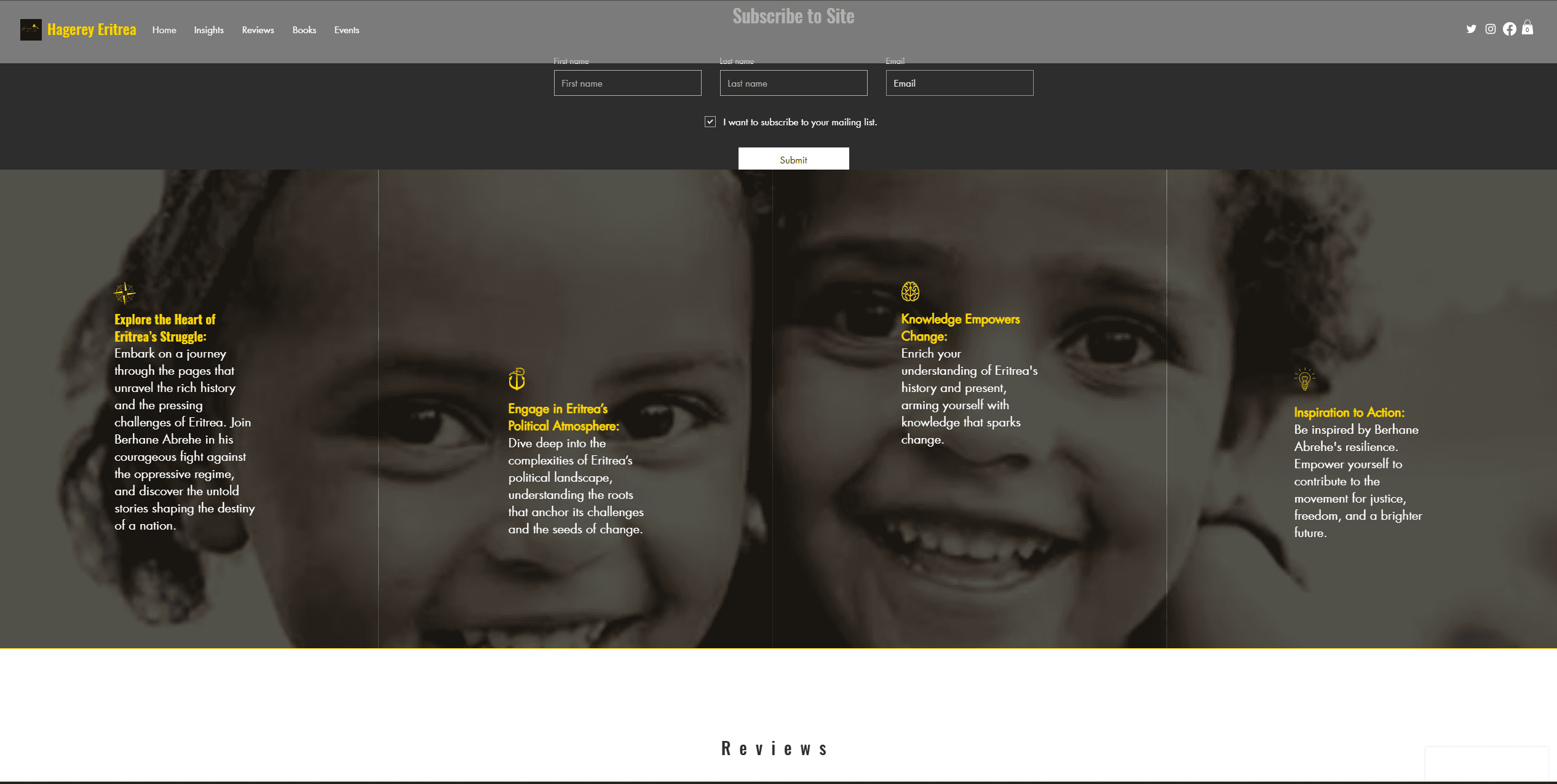 Hagerey website screenshot
